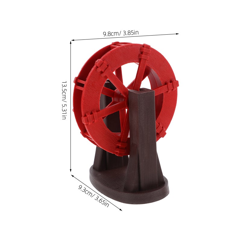 Water Wheel Miniature Water Wheel Water Simulation Wheel Model Water For Pond Fish Water Wheel - Image 3