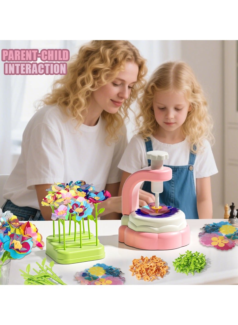 عام مجموعة آلات كراشف الورود المصنوعة من القماش اليدوية. هذه المجموعة تعتبر لعبة رائعة للأطفال والفتيات، حيث يمكنهم صنع أزهار يدوية رائعة. وهي أيضًا هدايا عيد الميلاد مثالية. - Image 2