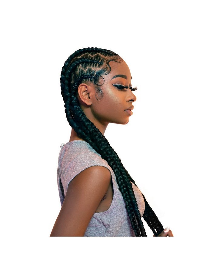 Sensationnel Xpression prestretched braiding hair - Kanekalon flame retardant smooth yaki braid hair extension 6X 58 inch (Color:1B OFF BLACK)