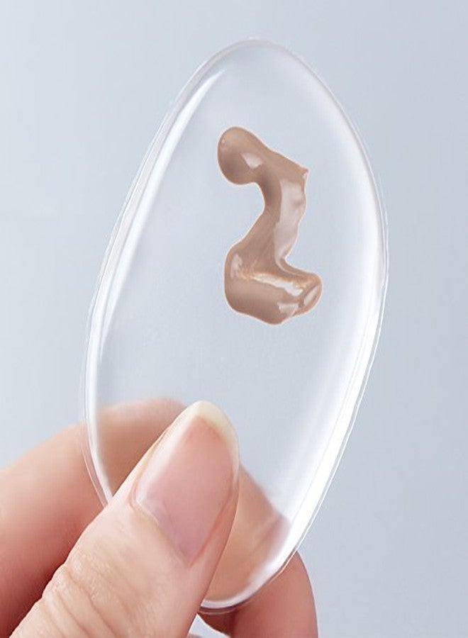 Ekan إيكان إسفنجة مكياج سيليكون جلي، إسفنجة تطبيق المكياج لجميع أنواع الأساس السائل، (طقم من 2) 15 جرام، عبوة من 1 (وردي) - Image 4