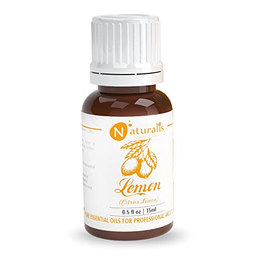 Naturalis Essence of Nature Cold Pressed Lemon Essential Oil 100% Pure, Natural & Undiluted Therapeutic Grade for Skin Pigmentation, Face, Hair, Aromatherapy and Massage - 15ml - Image 2