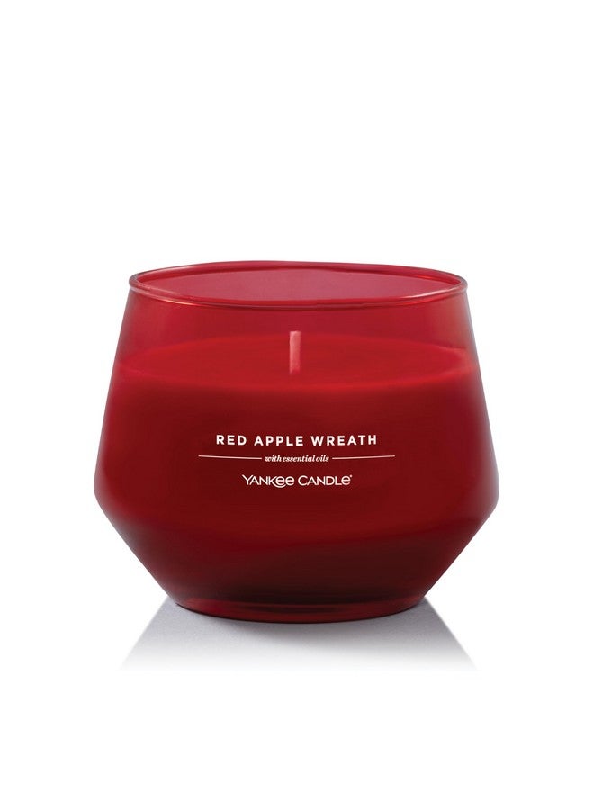 Yankee Candle Studio Medium Candle, Red Apple Wreath, 10 oz: Long-Lasting, Essential-Oil Scented Soy Wax Blend Candle | 40-65 Hours of Burning Time - Image 2