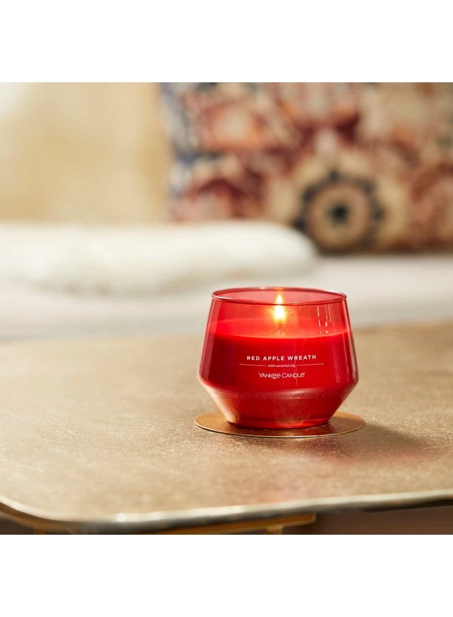 Yankee Candle Studio Medium Candle, Red Apple Wreath, 10 oz: Long-Lasting, Essential-Oil Scented Soy Wax Blend Candle | 40-65 Hours of Burning Time - Image 4