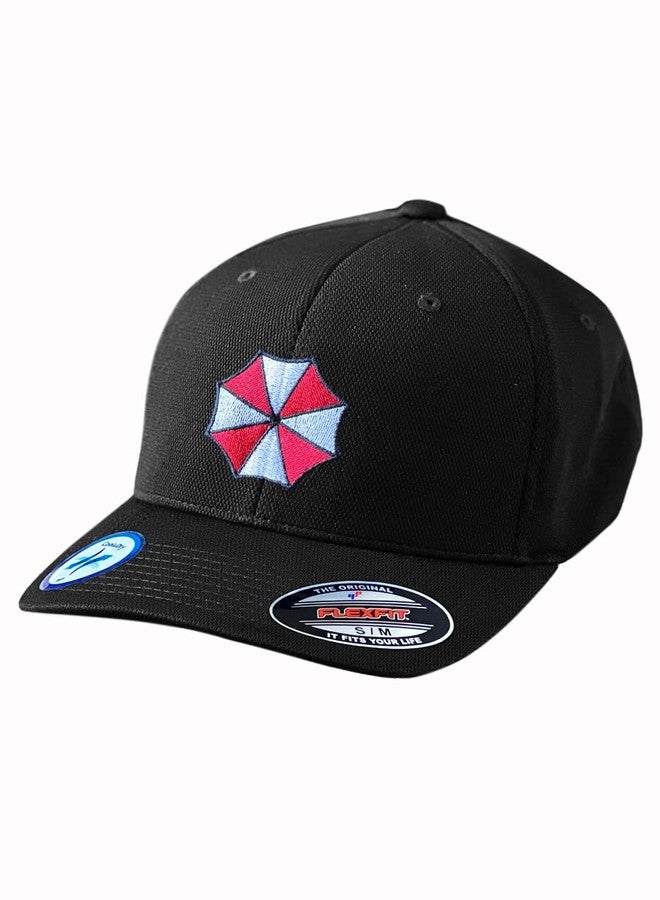 EvolveFISH Umbrella Corp Logo Embroidered Adult Cool & Dry Sport Cap Hat (as1, Alpha, l, x_l, Black) - Image 1