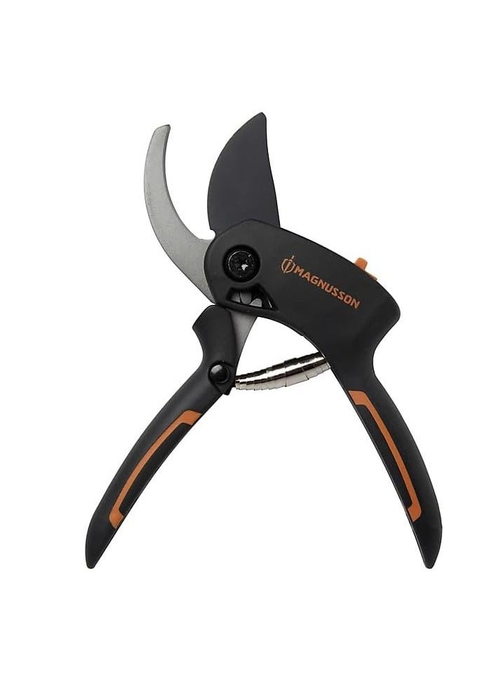Magnusson Lightweight Bypass Secateurs for Garden Pruning High carbon steel & nylite 0.21m x 73mm  - Image 3