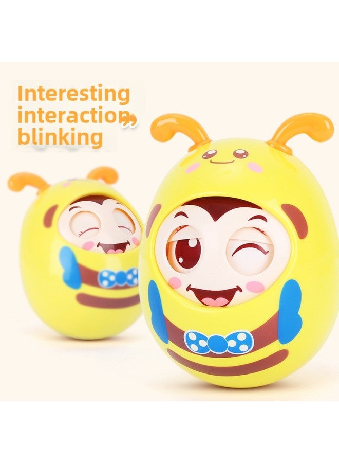 Tumbler Baby Toy Baby Large Puzzle Early Education 3-6-9 Months Children Over 0 Children 1 To 7-8 Years Old-Color:Yellow Bee Tumbler + Soft Ball - Image 5