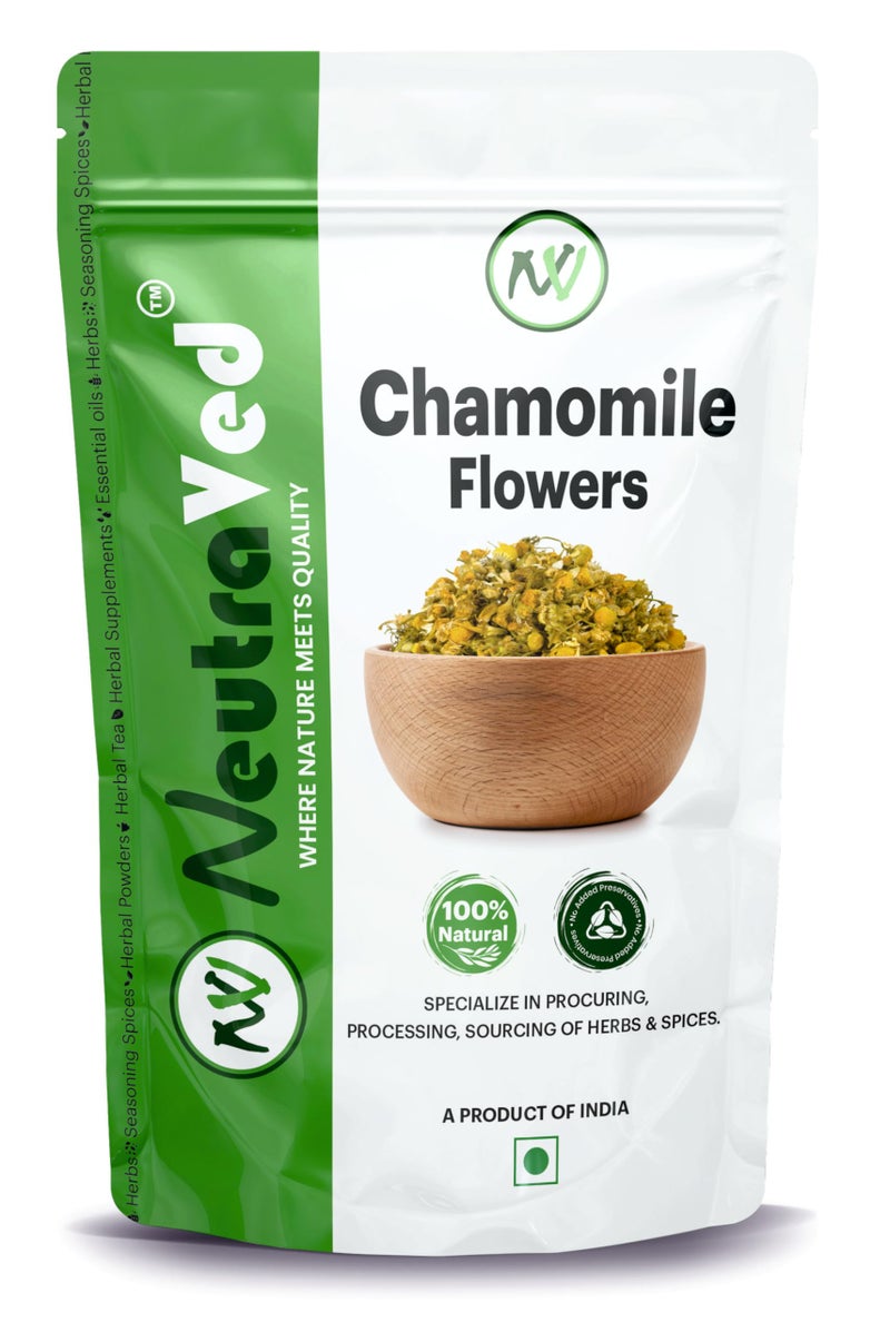 NeutraVed Lavender Dried Flowers, Chamomile Flowers, Lemongrass Herbal Tea Pack 200g - Image 5