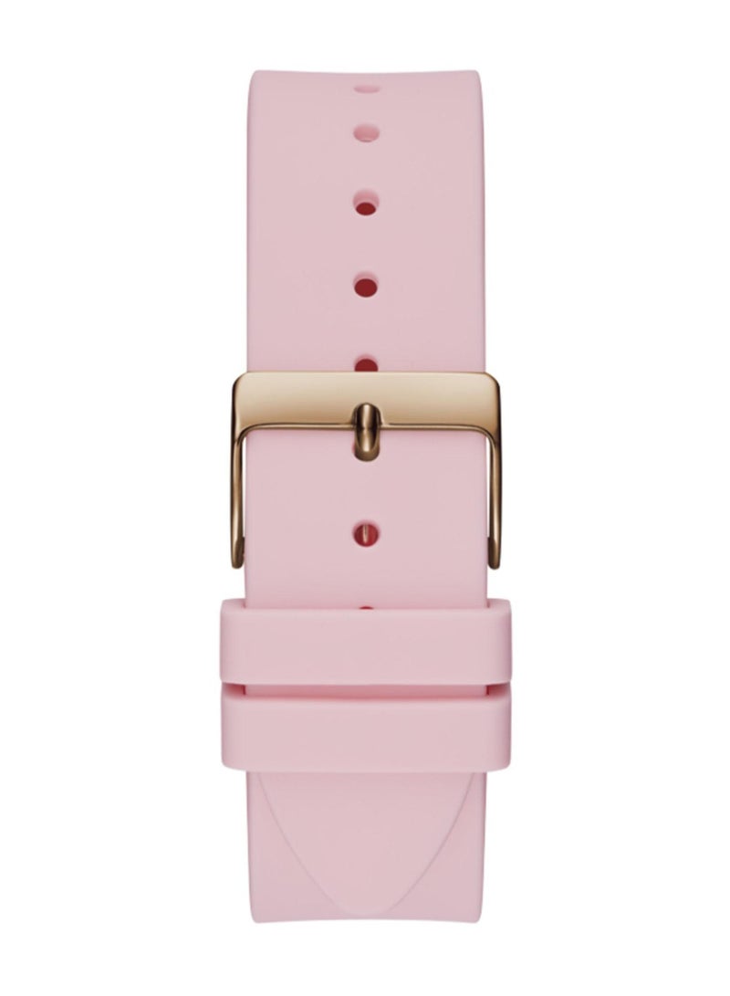 GUESS Women's Analog Round Shape Silicone Wrist Watch GW0109L2 - 39 Mm - Image 4