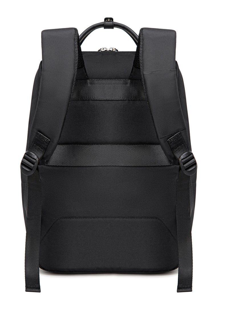 Chantria Premium Lightweight Laptop backpack for Women Water Resistant Multifunctional Anti-Theft Daypack with Separate Laptop Compartment, CB00639- Black  - Image 3