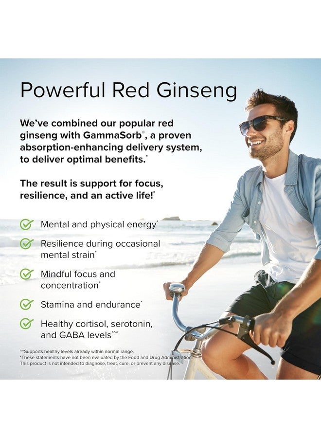 Terry Naturally HRG80 Red Ginseng Energy - Support Healthy Energy & Focus - Herbal Supplement with Korean Red Ginseng Root Powder - Vegan Tablets to Aid Healthy Endurance - 30 Chewable Tablets - Image 4