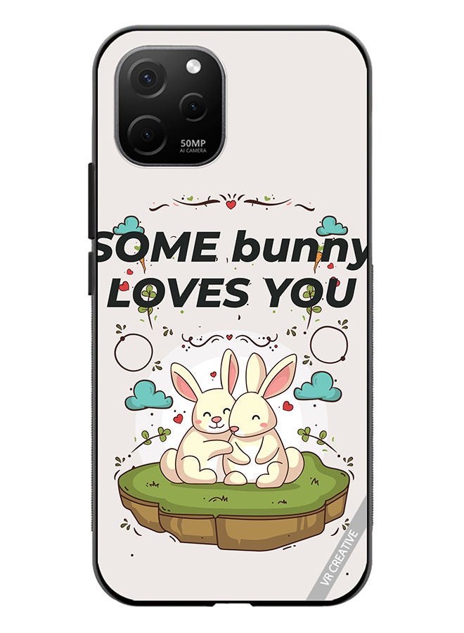VR CREATIVE Protective Case Cover For Huawei Nova Y61 Love Bunny Design Multicolour - Image 1