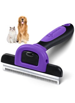 MIU COLOR MIU COLOR Pet Grooming Brush, Deshedding Tool for Dogs & Cats, Effectively Reduces Shedding by up to 95% for Short Medium and Long Pet Hair, Purple  - Image 1