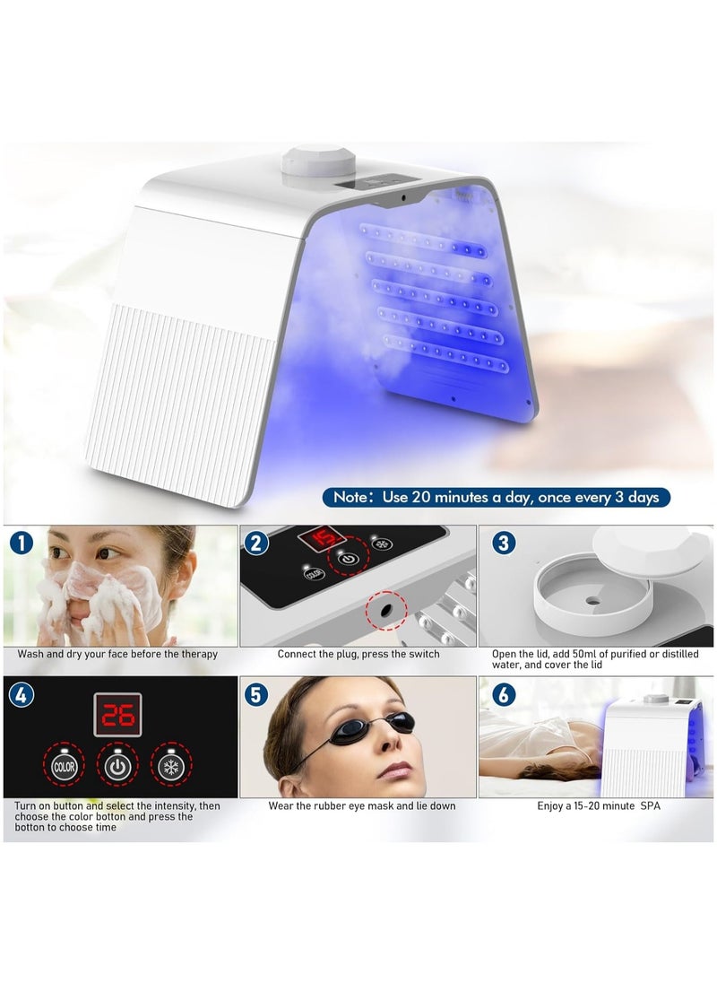 Ru syanl 7 in 1 Colourful LED Light Device with Spray Type for Face Professional Photon Spa and Massage tool  - Image 3