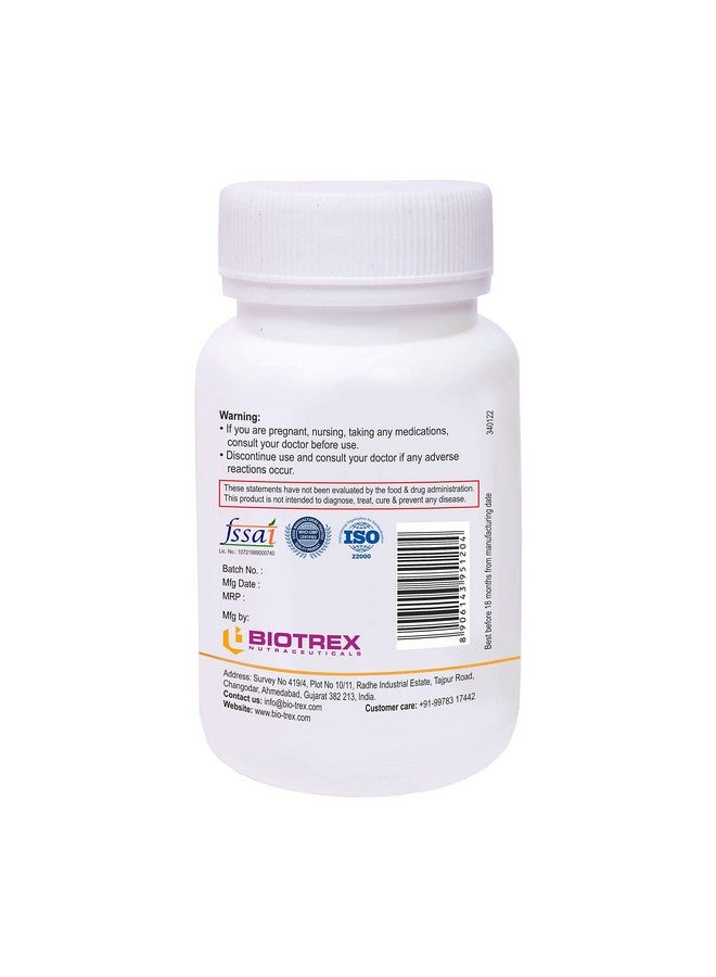 Biotrex Nutraceuticals Choline and Inositol 500mg - 60 Capsules (Pack of 2) - Image 4