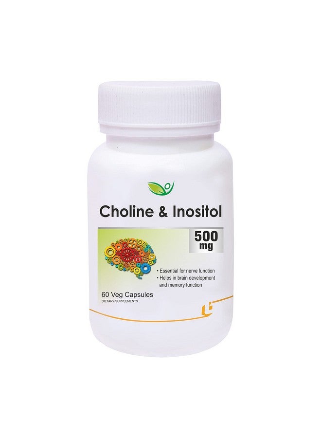 Biotrex Nutraceuticals Choline and Inositol 500mg - 60 Capsules (Pack of 2) - Image 2