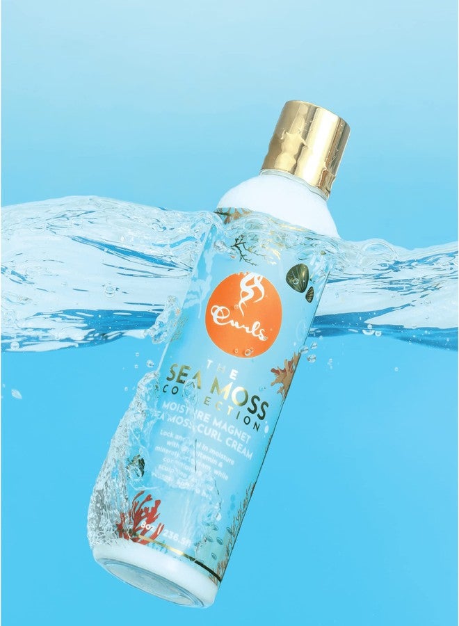 كيرلز كريم كيرلز سي موس المرطب المغناطيسي - يجذب الرطوبة ويحبسها - يحدد ويمنح الشعر تموجات ويتحكم في التجعد - لجميع أنواع الشعر 8 أونصة، عبوة واحدة - Image 2