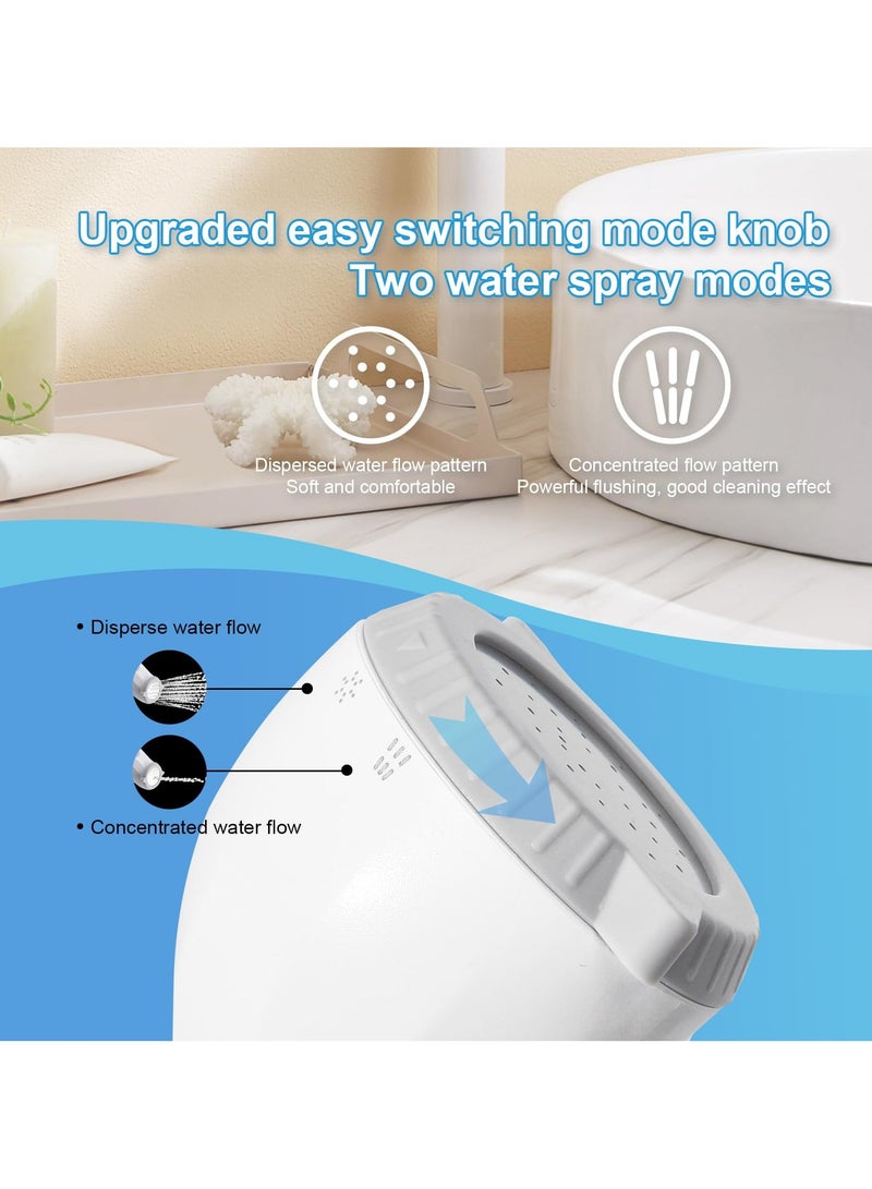 MAKS & CO. Portable Travel shattaf Handheld Personal Bidet Electric Mini Bidet Sprayer with 2 Water Pressure Levels for Personal Hygiene Cleaning/Soothing Postpartum Care/Baby Care/Outdoor Traveling - Image 3