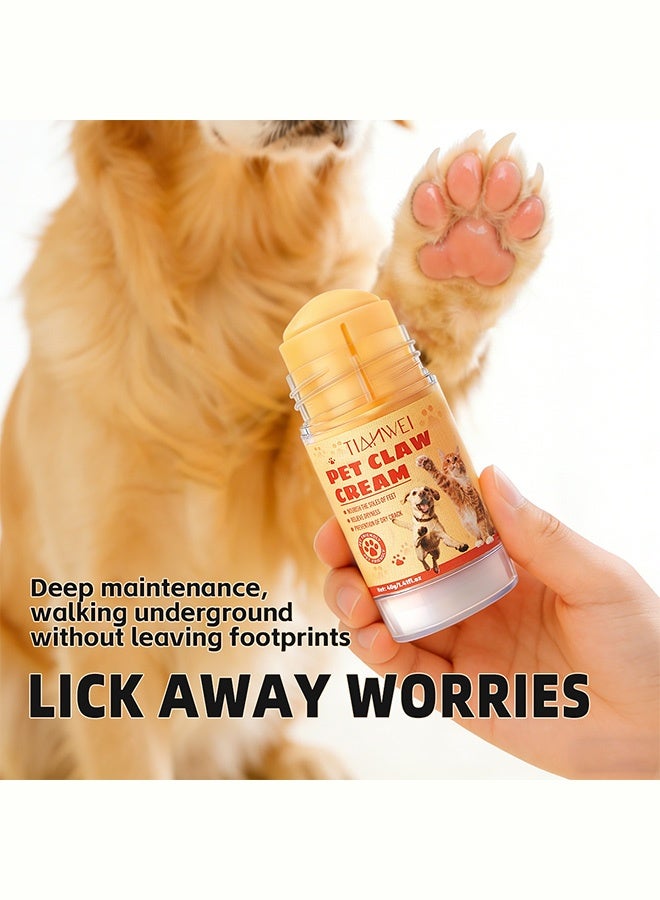 TIANWEI PET CLAW CREAM- Moisturizing Pet Paws to Combat Dryness and Achieve Smooth Paws and Strong Nails 40g - Image 3
