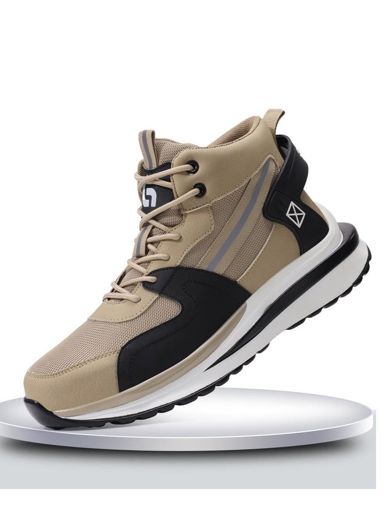 NIBEMINENT Mens Outdoor Hiking Boots Desert Combat Tactical Boots Male Winter Shoes Men Desert Ankle Boots Work Safety Shoes