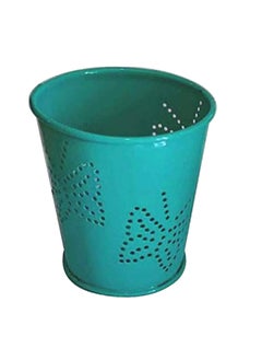 Elan ELAN Metal Decorative Butterfly Design Astral Tealight Candle Holder for Home Dcor, Office Decoration Items Gifting Votive Candle Stand (Set of 5, Aqua)  - Image 2