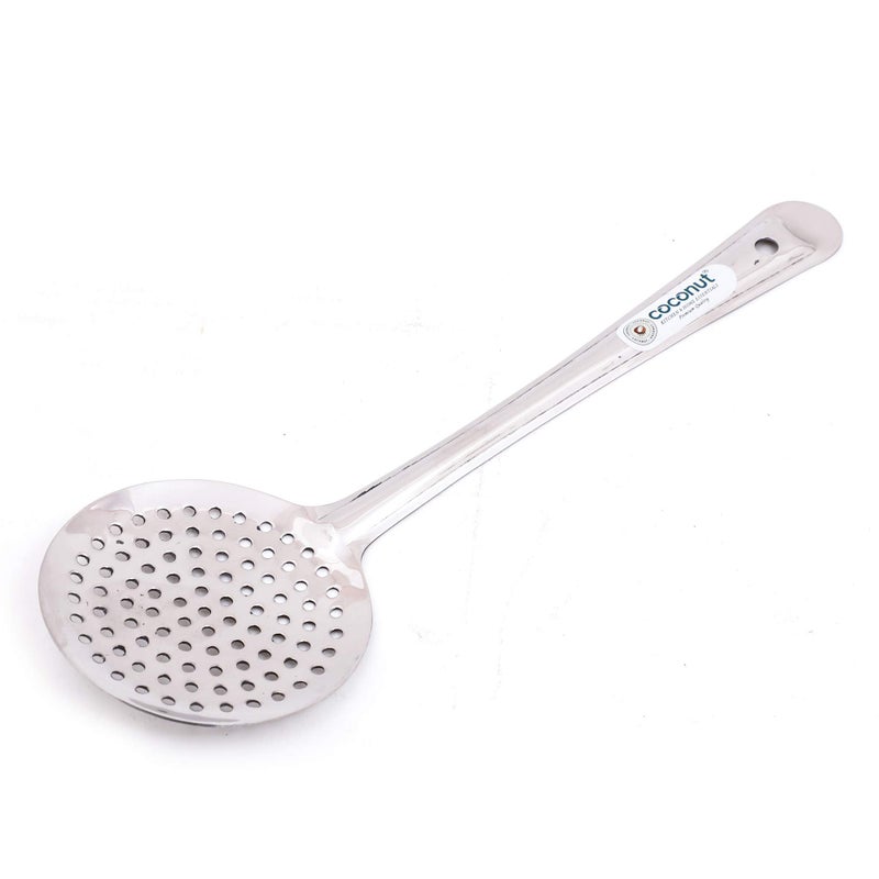 Coconut Stainless Steel Zara Basting Cooking Spoon/Laddle - Small- Diamater - 13 Inches - Image 2