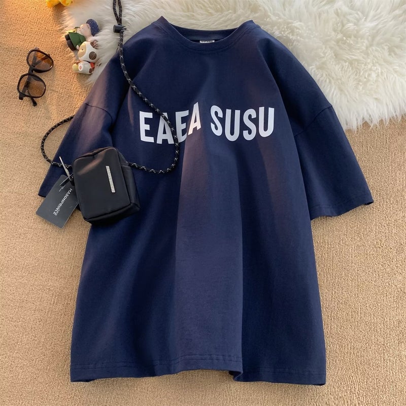 American Style Retro Short-Sleeved Men'S Summer Loose Clothes Heavy High Street Trendy Half-Sleeved Teenager 2023 New T-Shirt - Image 5