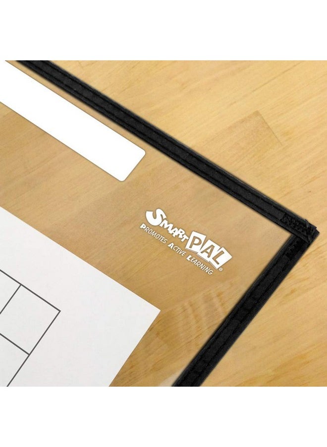 EAI Education EAI Education SmartPAL Dry-Erase Sleeves: Black, 10 x 14 in - Set of 10  - Image 4