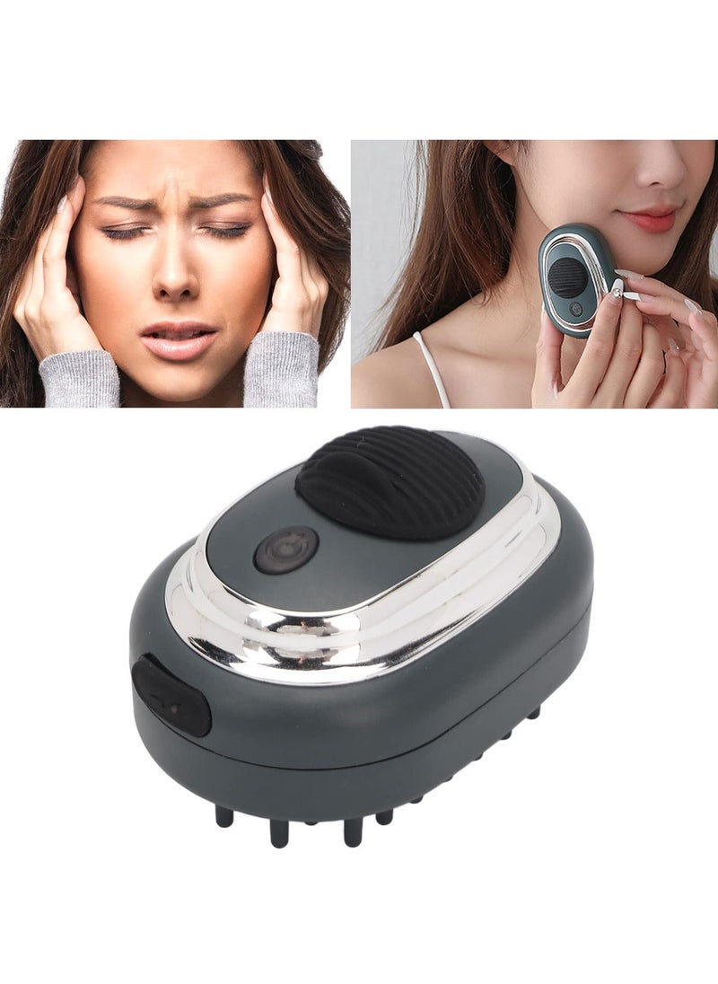 إسكدنيا جهاز مساج لفروة الرأس كهربائي لاسلكي - مشط زيت الشعر قابل لإعادة الشحن عبر USB مع 4 مستويات اهتزاز قابلة للتعديل - Image 1
