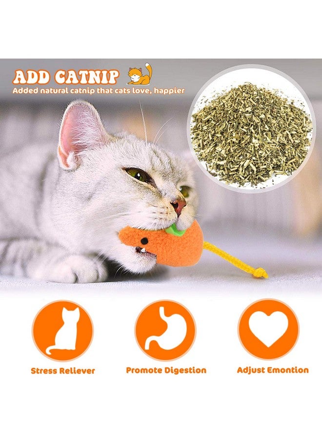 Dorakitten لعبة النعناع البري - 6 قطع من ألعاب القطط المحشوة على شكل فأر قطط لطيفة واقعية محشوة بالنعناع البري لمضغ القطط 1 - Image 3