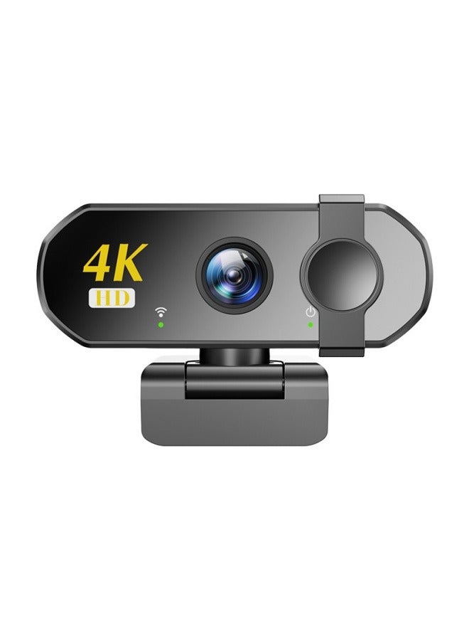 4K high-definition online class video conference webcam 8 million pixel live broadcast computer USB camera - Image 1