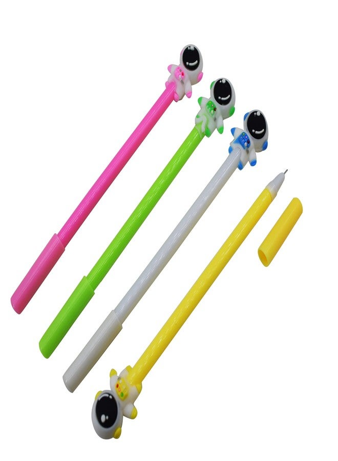 Asera Space Theme Pen Fancy Pen Gel Pen For Kids Birthday Return Gifts Party Favours Favors Take Away Gifts (Set Of 12Pcs),Blue - Image 2