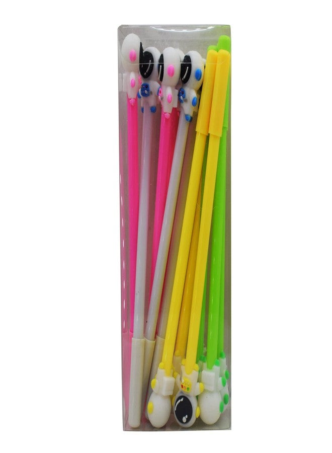 Asera Space Theme Pen Fancy Pen Gel Pen For Kids Birthday Return Gifts Party Favours Favors Take Away Gifts (Set Of 12Pcs),Blue - Image 3