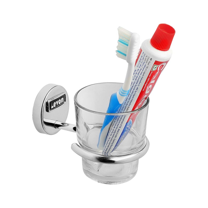 Levon Stainless Steel Rondo Glass Holder for Bathroom