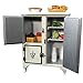 The Queen's Treasures THE QUEENS TREASURES 18 Inch Doll Furniture 1930s American Style Vintage Wooden Icebox for Kitchen Food Storage Fits 18 Inch American Girl Dolls - Image 2