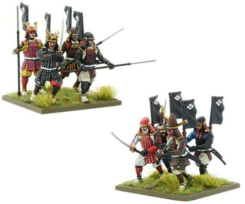 WARLORD GAMES Samurai Infantry - 28mm Scale Plastic Miniatures for Pike & Shotte by Warlord Games - Highly Detailed Miniatures for Table-top Wargaming - Image 4