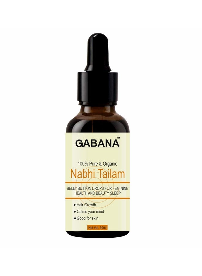GABANA Nabhi Tailam Belly Button Oil for Skin and Hair (Pack of 1, 30 ml)|Nabhi Tailam OIL for skin oil for hair Growth oil for face Massage nabhi oIL for Belly Button OiL for Glowing skin| - Image 1