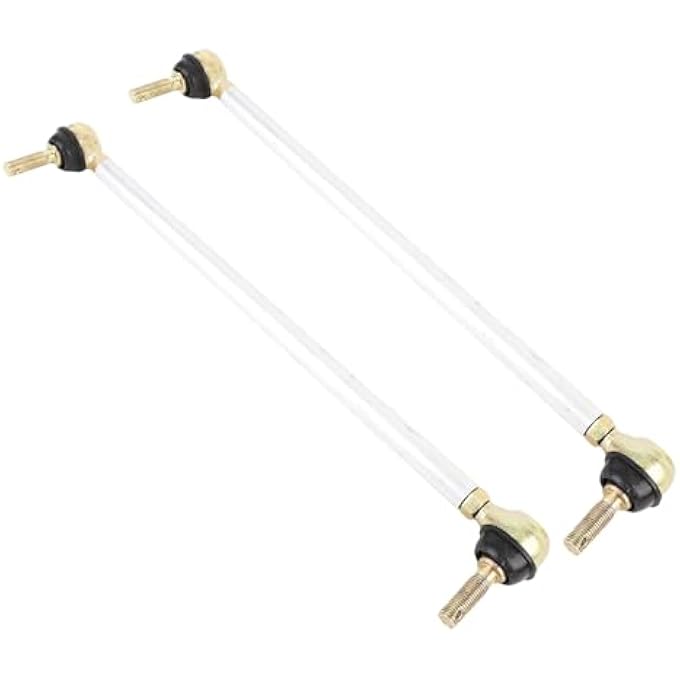 Luocute 2 Sets Steering Tie Rod Kit Automotive Replacement Tie Rod Ends With Ends Alloy Steel Improve Riding Stability Replacement For 500 20032006 - Image 2