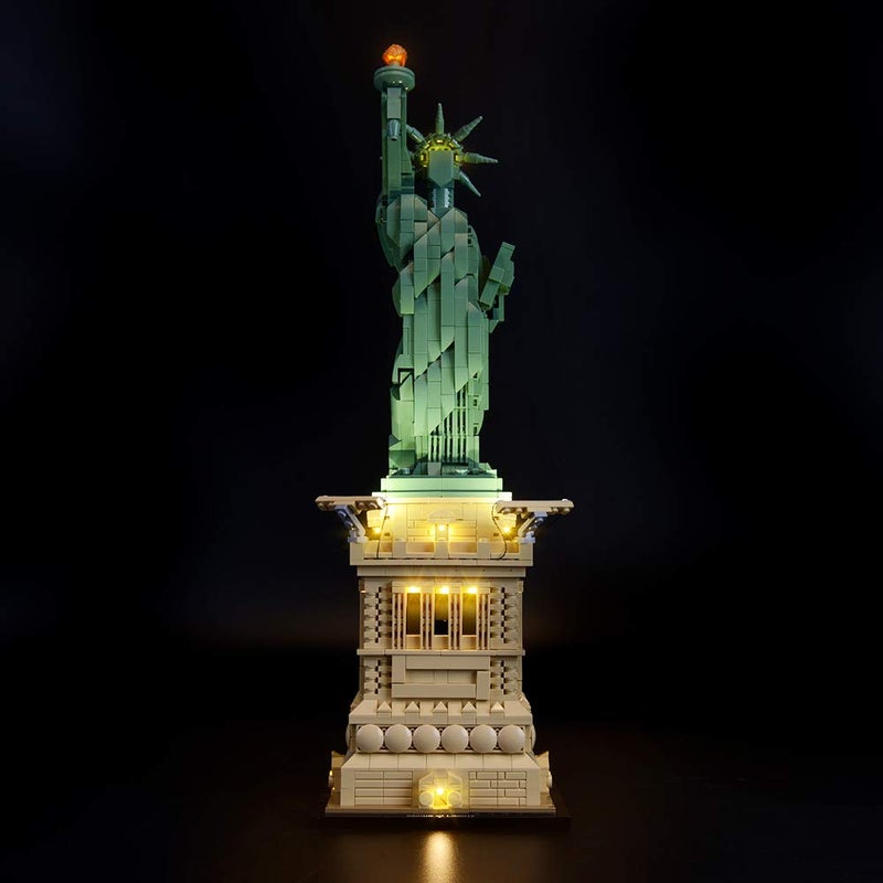BRIKSMAX Led Lighting Kit for Architecture Statue of Liberty- Compatible with Lego 21042 Building Blocks Model- Not Include The Lego Set - Image 1