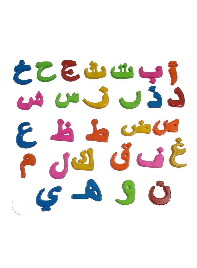 Generic 54 Pieces Magnetic Alphabets English and Arabic for White Boards  - Image 4