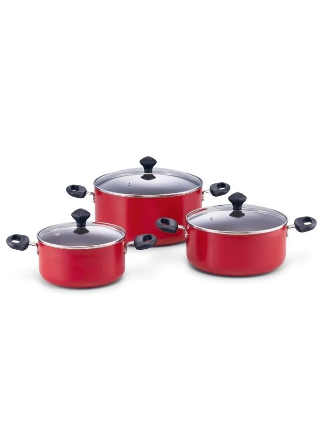 برستيج Prestige Non-Stick Cookware Set  6-Piece | Pots and Pans Sets | Kitchen Cooking Sets