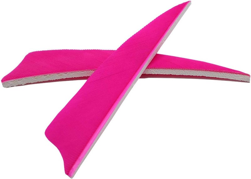 MS JUMPPER Arrows 3 Inch Real Feathers Fletching with Shield Cut for DIY Hunting Shooting Shafts (36 Pack) - Image 1