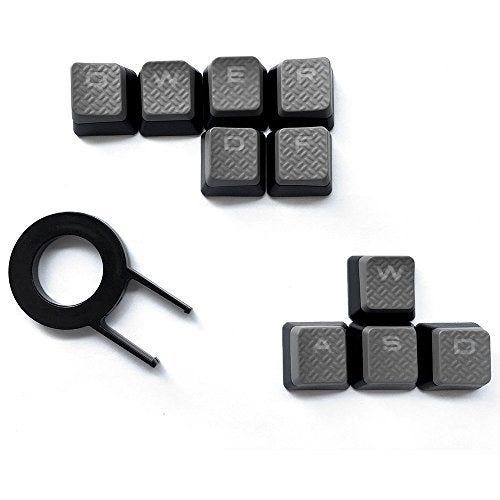 HUYUN Cherry MX Key Switch FPS Backlit Key Caps Replacement for Corsair Gaming Keyboards !（Gray） - Image 1