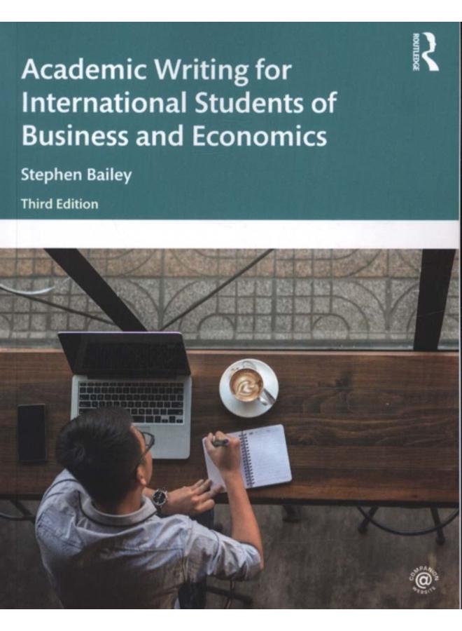Academic Writing for International Students of Business and Economics 