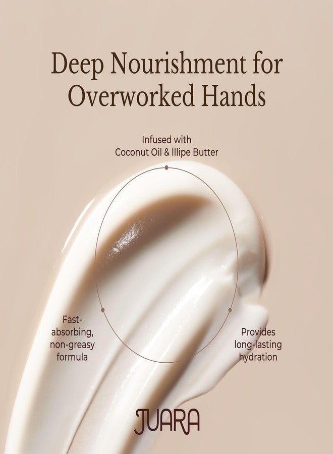 Juara Hand & Nail Balm - Anti Aging Hand Cream for Dry Cracked Hands - Cuticle Treatment with Coconut Oil & Shea Butter - Moisturizing Hand Cream for Women - Natural Ultra-Rich Hand Balm - Image 2
