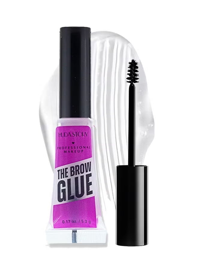 HUDA BB The Brow Glue, Long-Lasting Eyebrow Shaping Adhesive, Transparent Waterproof Wild Eyebrow Cream, Eyebrow Shaper 5.0G - Image 1