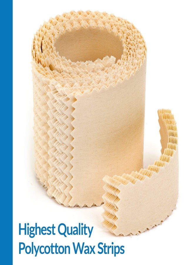 MOOM Waxing Hair Removal Strips for Men Polycotton, Specially Engineered for Maximum Hair Removal - Perfect for Back, Chest & Body Hair Wax (48 Count) 1 Pack - Image 3