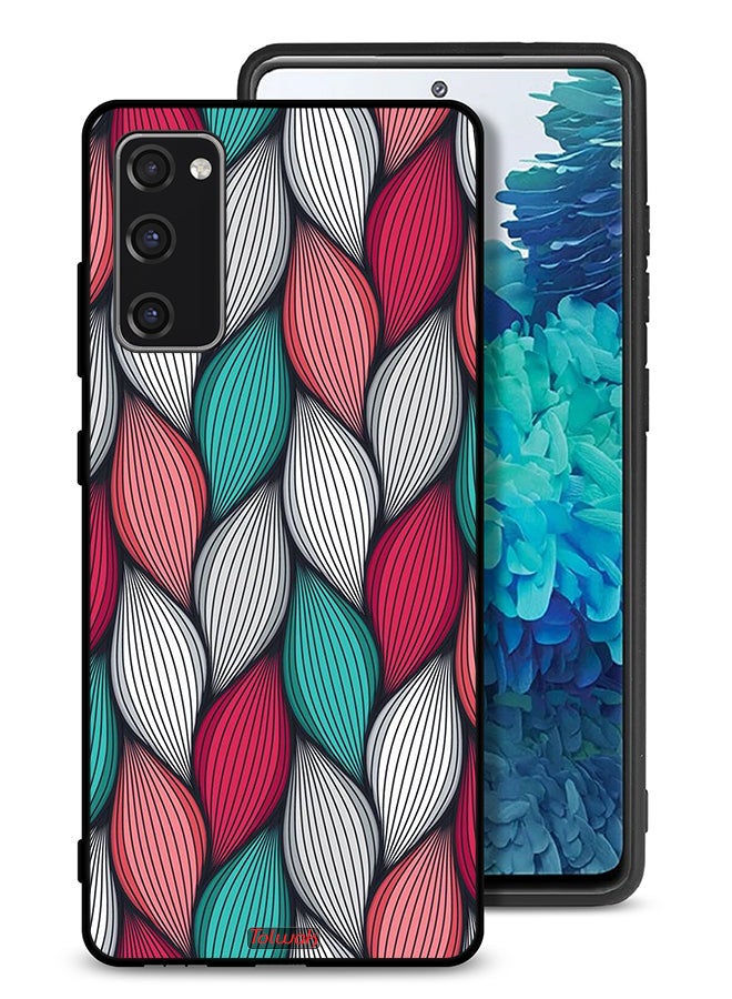 Tolwak Samsung Galaxy S20 FE Protective Case Cover Feather Pattern - Image 1