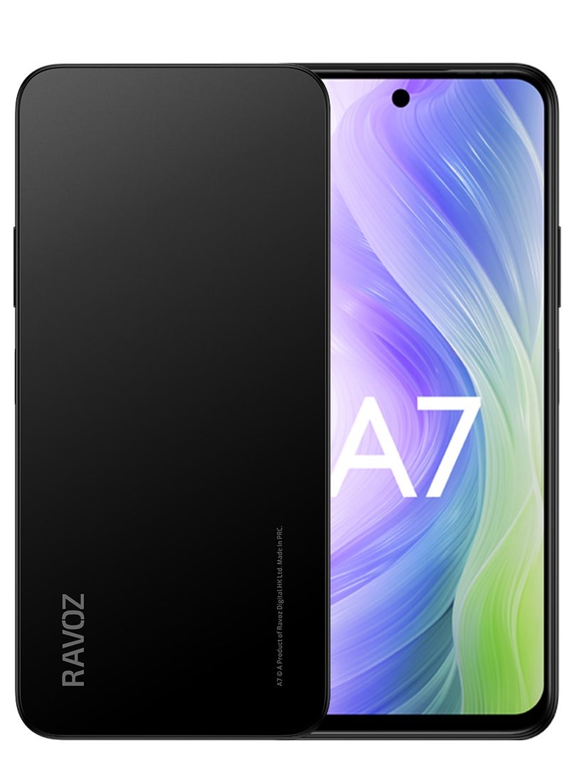Ravoz A7 No Camera No GPS, 16GB RAM (8GB + 8GB Expandable), 256GB ROM | NFC | Black (UAE Version) - Image 1