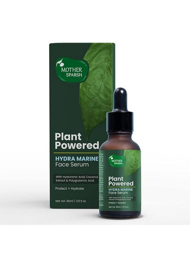 Mother Sparsh - Plant Powered Hydra Marine Face Serum With Marine Minerals ; Lightweight Formula For Intense Hydration ; 30Ml - Image 1