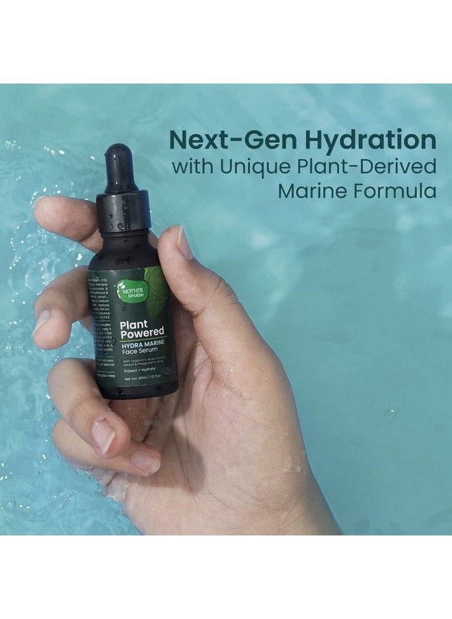 Mother Sparsh - Plant Powered Hydra Marine Face Serum With Marine Minerals ; Lightweight Formula For Intense Hydration ; 30Ml - Image 1